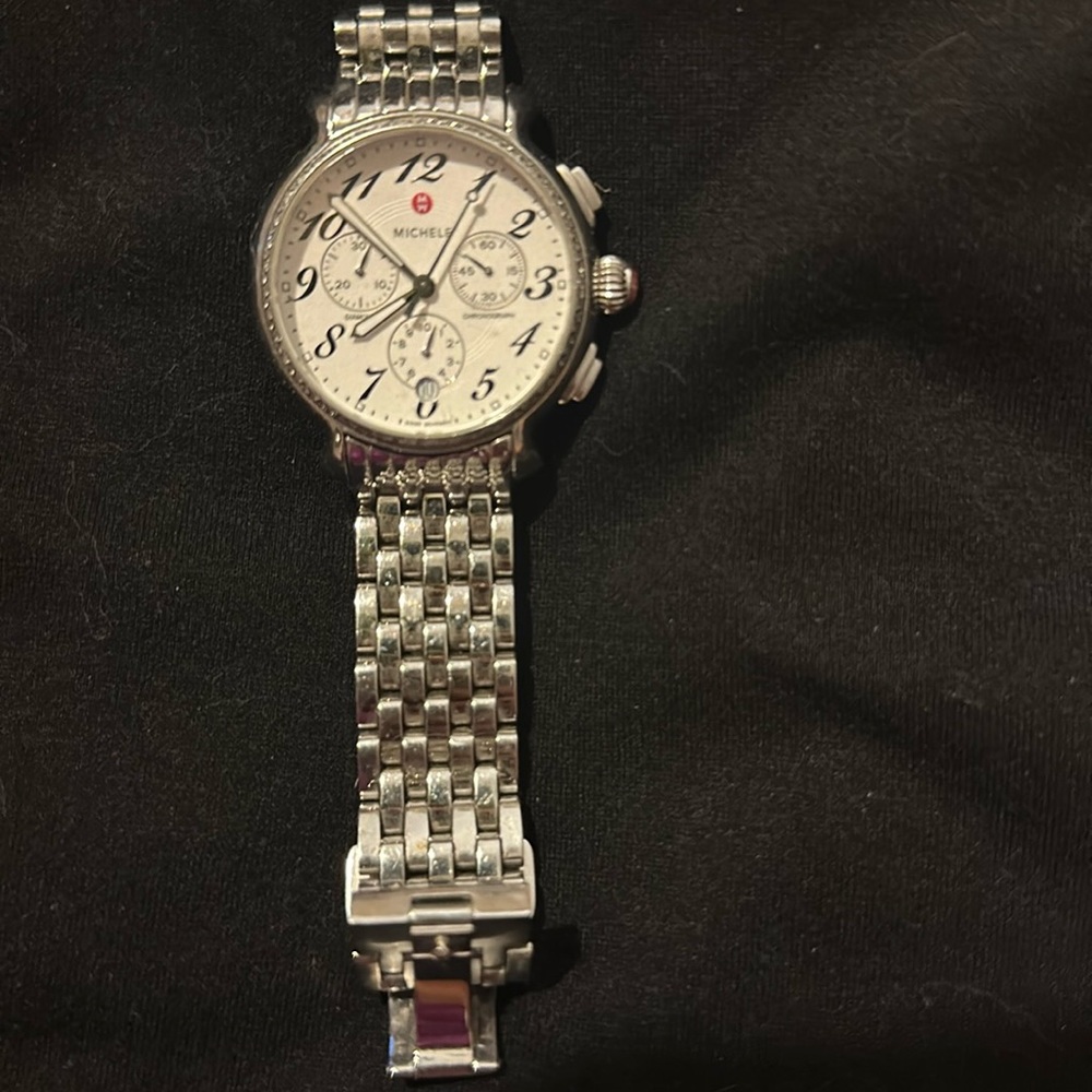 MICHELE Fluette Diamond Chronograph Watch
